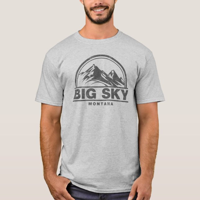 Großer Himmel Montana T-Shirt (Vorderseite)
