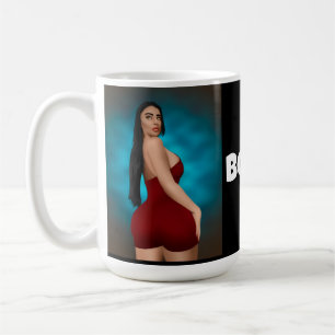 GROßER HINTERER SCHÖNHEIT KAVEE-TASSE KAFFEETASSE