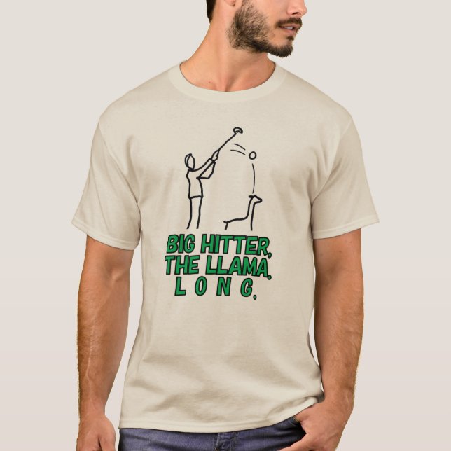 Großer Hitter, der Llama-T - Shirt (Vorderseite)