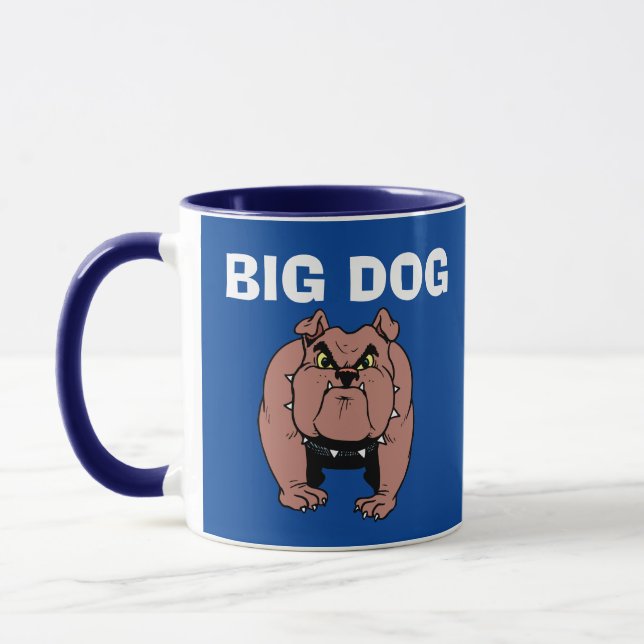 GROSSER Hund, BULLDOG-Kaffeetassen Tasse (Links)