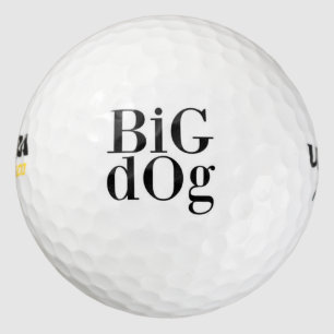 Großer Hund Golfball
