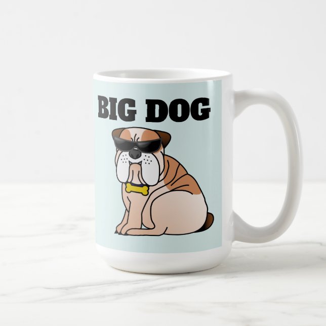GROßER HUND HUND KAFFEETASSE (Rechts)