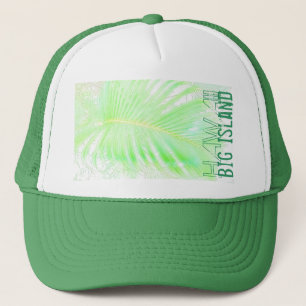 Großer Inselpalmen-Hawaii-Hut Truckerkappe