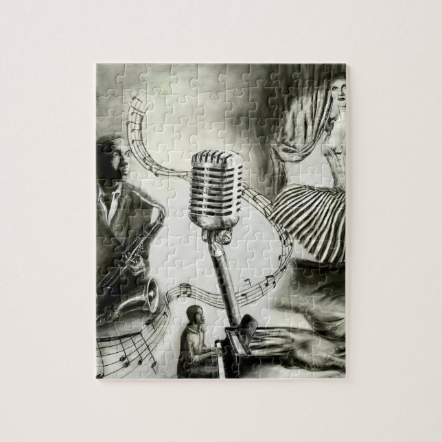 Großer Jazz Puzzle (Vertikal)