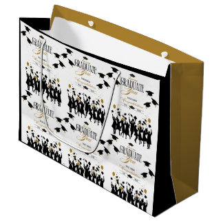 Großer Job, Graduate! Zeit zum Feiern des Party Große Geschenktüte