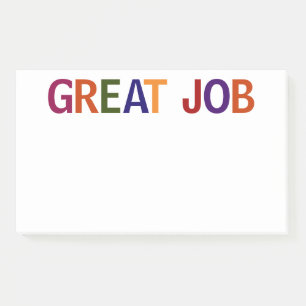 Großer Job mehrfarbig 10 x 6 Post-it Klebezettel