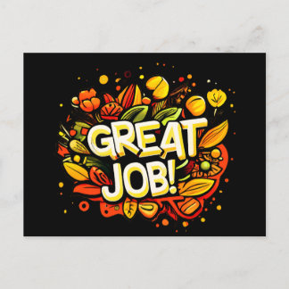 Großer Job Postkarte