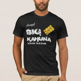 GROSSER KAHUNA individueller Name V08 des lustigen T-Shirt