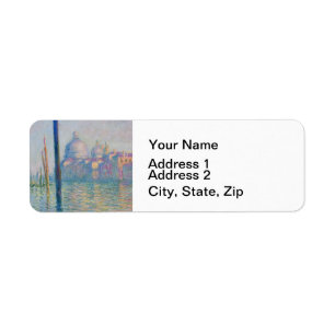Großer Kanal Monet Venedig Italien Klassisches Gem