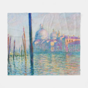 Großer Kanal Monet Venedig Italien Klassisches Gem Fleecedecke