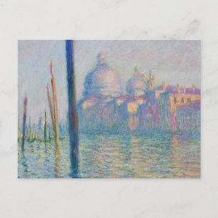 Großer Kanal Monet Venedig Italien Klassisches Gem Postkarte