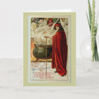 Großer Kessel und Hexe