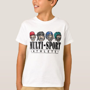 Großer Kindc$multi-sport Athlet T-Shirt