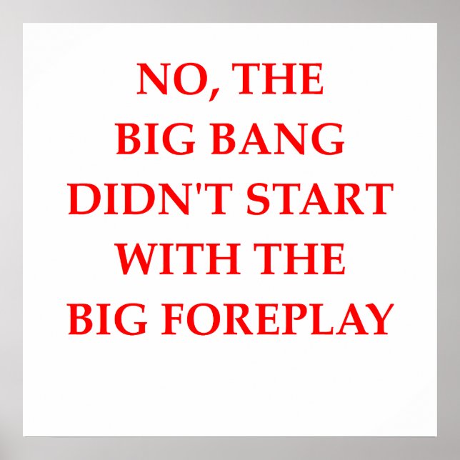 Großer Knall Poster (Vorne)