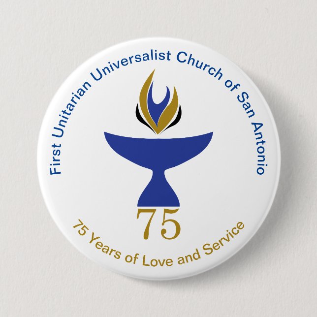 Großer Knopf, 3 Zoll Button (Vorderseite)