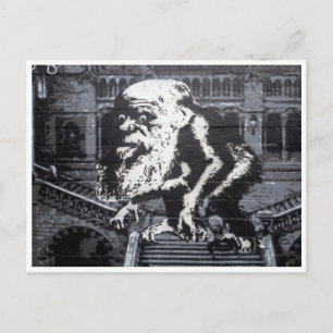 großer Kopf Postkarte