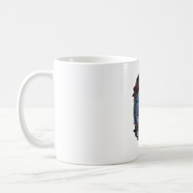 Großer Kürbis-Gläubiger Vogelscheuche Hexenhut Hal Kaffeetasse (Links)