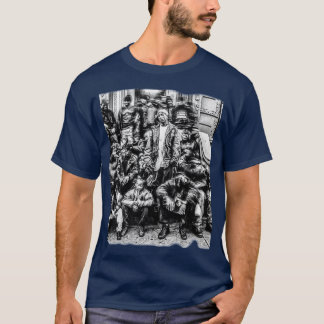 großer L-Druckfreund T-Shirt