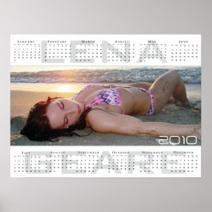 Großer Lena Geare 2010 Kalender Poster