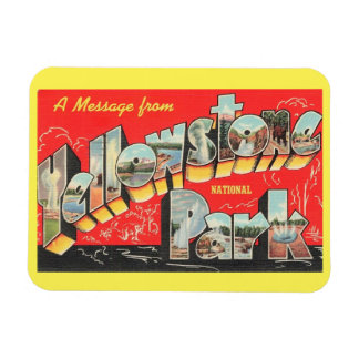 Grosser Letter Gruß-Yellowstone-Nationalpark Magnet