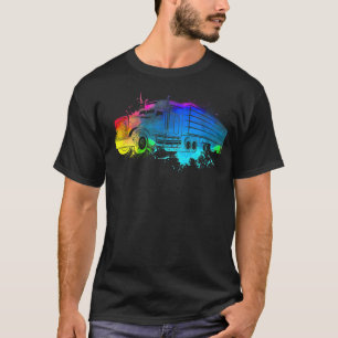 Großer LKW-Fahrer LKW-Geek T-Shirt