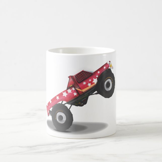 großer LKW Stallion Kaffeetasse (Mittel)