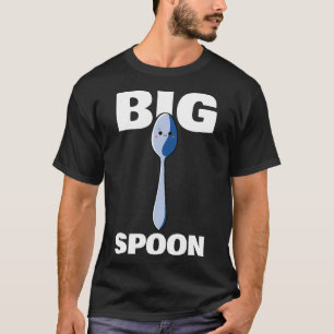 Großer Löffel Kleiner Löffel passendes Hochzeitsju T-Shirt