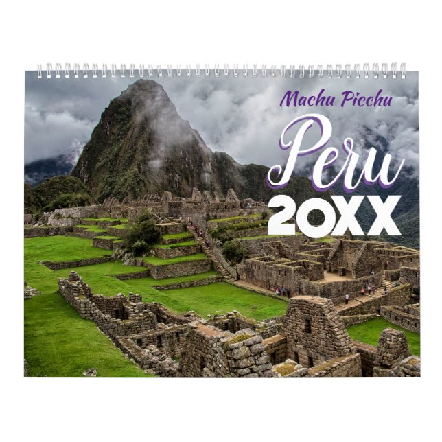 Großer Machu Picchu Peru Landschaftlicher Wall-Kal Kalender (Titelbild)