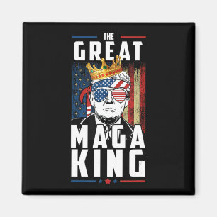 Großer MAGA King Trump Biden Politische Ultra-Mega Magnet