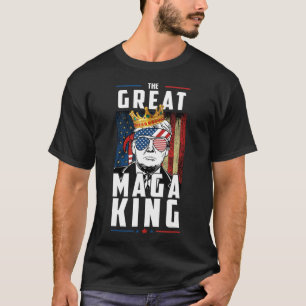 Großer MAGA King Trump Biden Politische Ultra-Mega T-Shirt