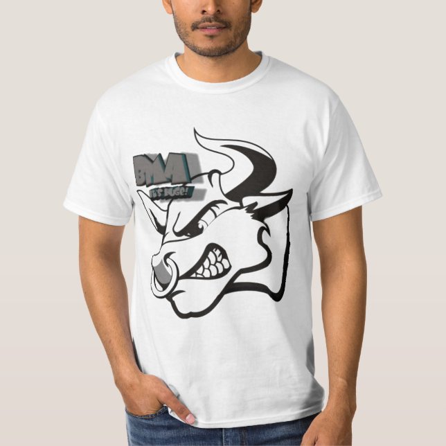 Großer Mann-anerkannter T - Shirt (Vorderseite)