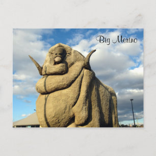 großer Merino-Widder Postkarte