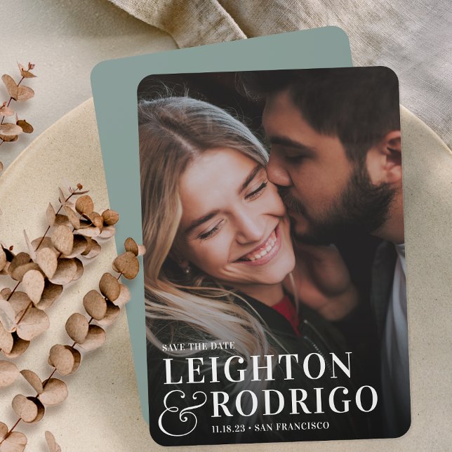 Großer Moment | Vollständiges vertikales Foto Save The Date (Von Creator hochgeladen)