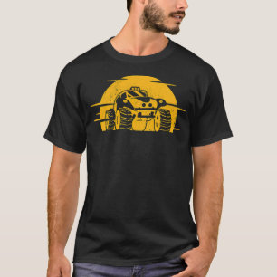 Großer Monster-Truck lustige Llama-Geschenke Yoga  T-Shirt