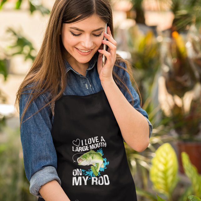 Großer Mund auf meinem Rad lange Schürze (Von Creator hochgeladen)