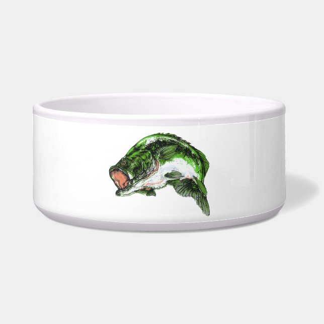 Großer Mund Baß Napf (Vorderseite)