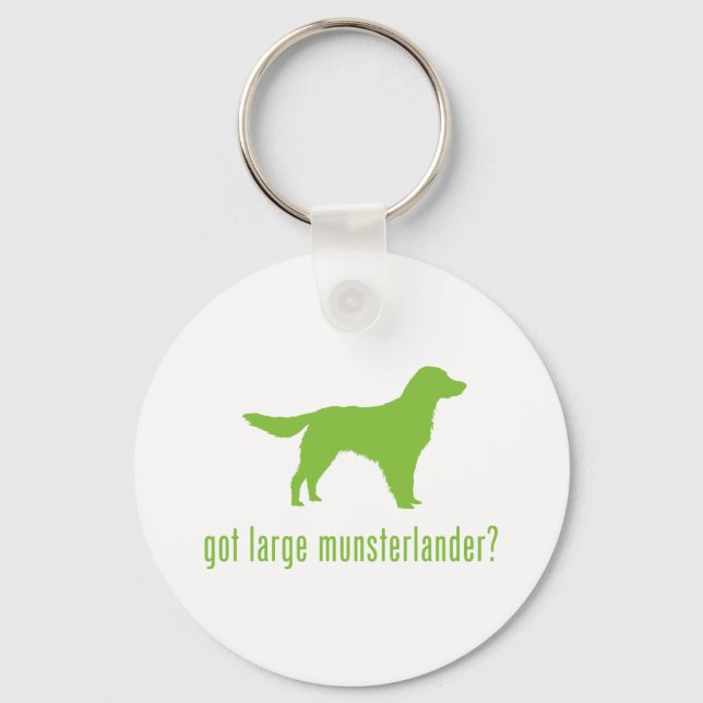 Großer Munsterlander Schlüsselanhänger (Vorderseite)
