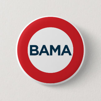 Großer Obama-Knopf Button