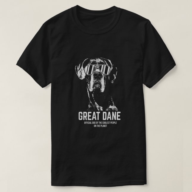 Großer Offizieller Hund der Coolsten Jungfische  T-Shirt (Design vorne)