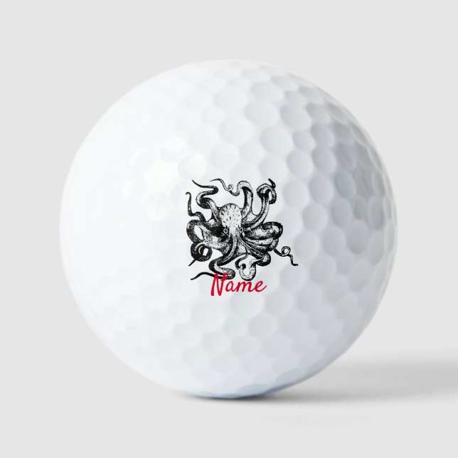 Großer Oktopus Thunder_Cove Golfball (Vorderseite)