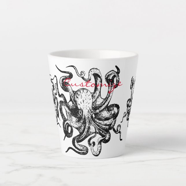 Großer Oktopus Thunder_Cove Milchtasse (Vorderseite)
