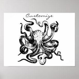Großer Oktopus Thunder_Cove Poster