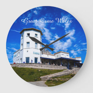 Großer Orme Wales. Große Wanduhr