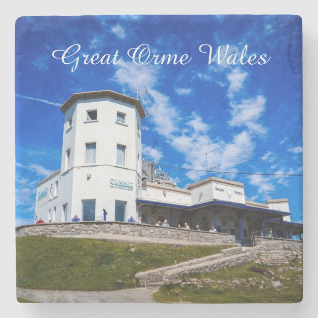 Großer Orme Wales. Steinuntersetzer (Vorderseite)