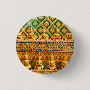Großer Palast in Bangkok, Thailand Button