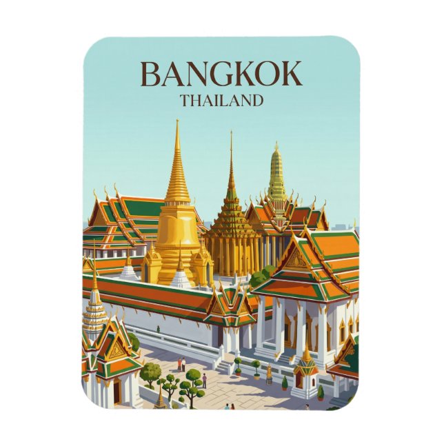 Großer Palast Thailand Magnet (Vertikal)