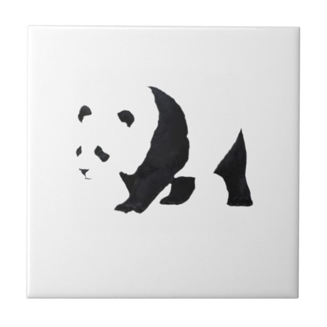 Großer Panda Fliese (Vorderseite)
