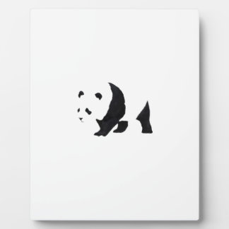 Großer Panda Fotoplatte