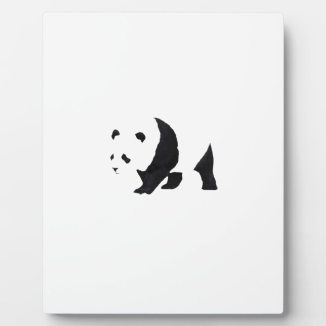 Großer Panda Fotoplatte (Vorderseite)