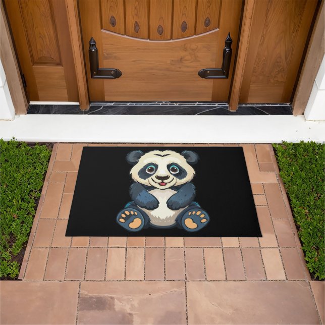 Großer Panda Fußmatte (Außenbereich)